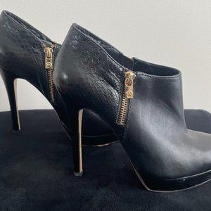 Marc Jacobs High Heel Leather Booties Size 8.5